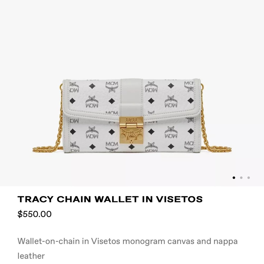 MCM Wallet Purse SILVER NOT GOLD